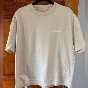 All Saints Beige T-Shirt - Large